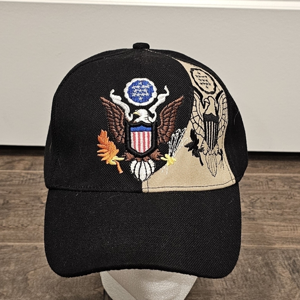 Vintage US Army Embroidered Eagle Cap